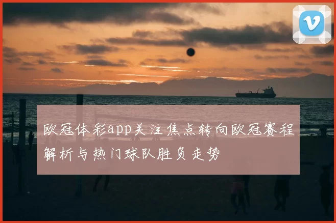 欧冠体彩app关注焦点转向欧冠赛程解析与热门球队胜负走势